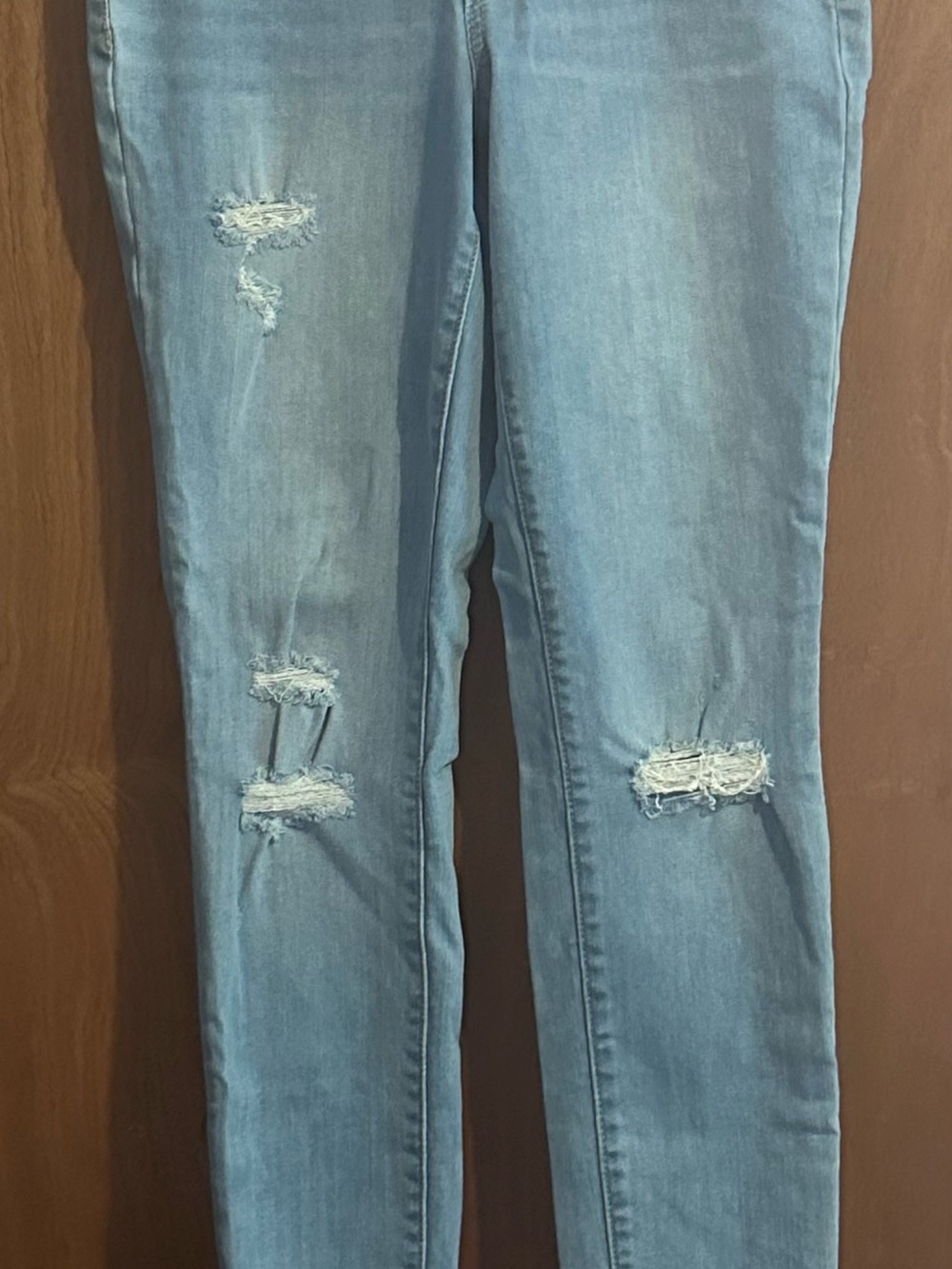 Universal Thread Light Blue Ripped Skinny Jeans